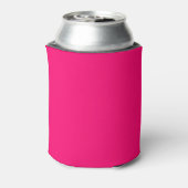 Neon Pink Custom Can Cooler - fett und funktionell Dosenkühler (Kanne Rückseite)