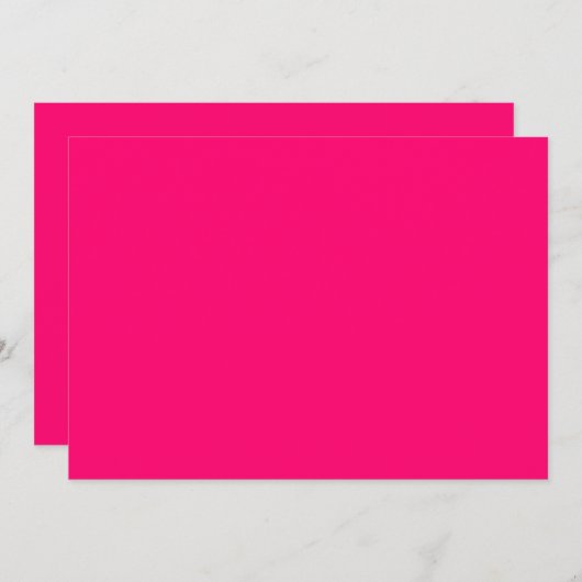 Neon Pink Custom Einladungen - Bulk & Events (Vorne/Hinten)