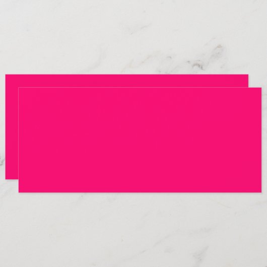 Neon Pink Custom Flat Card - Bulk Order Ready (Vorne/Hinten)