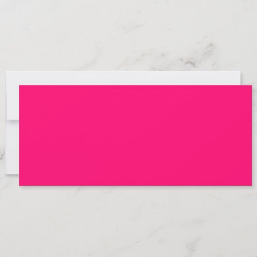 Neon Pink Custom Flat Card - Bulk Order Ready (Vorderseite)