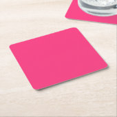 Neon Pink Diamond Untersetzer (angewinkelt)