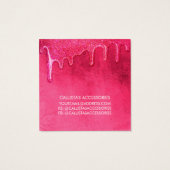 Neon Pink Dick Glitzer Tropfen Earring Display (Rückseite)