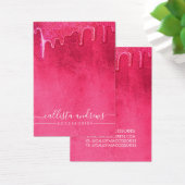 Neon Pink Dick Glitzer Tropfen Necklace Display (Schreibtisch)