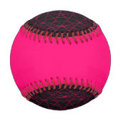 Neon Pink Edge Baseball - Anpassbar (Rückseite)