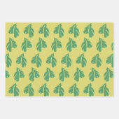 Neon Pink Flamingo Tropical Geschenkpapier Set (Vorderseite 3)