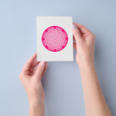 Neon Pink Geometric Mandala Flyer - Anpassbar (Gruppe)