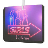 Neon Pink Girls signieren Thunder_Cove Autolufterfrischer (Links)