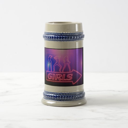 Neon Pink Girls signieren Thunder_Cove Bierglas (Mittel)