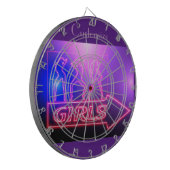 Neon Pink Girls signieren Thunder_Cove Dartscheibe (Vorderseite Links)