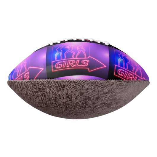 Neon Pink Girls signieren Thunder_Cove Football (Gedreht 90)