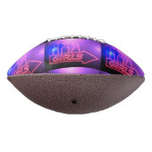 Neon Pink Girls signieren Thunder_Cove Football (Gedreht 270)