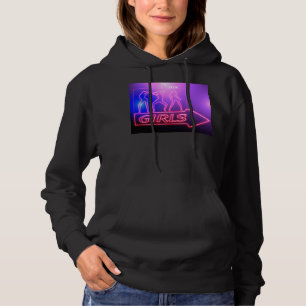 Neon Pink Girls signieren Thunder_Cove Hoodie