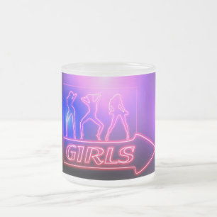 Neon Pink Girls signieren Thunder_Cove Mattglastasse