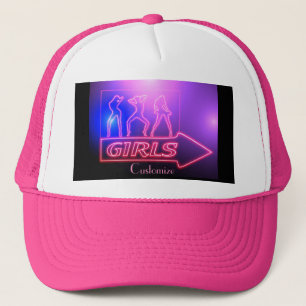 Neon Pink Girls signieren Thunder_Cove Truckerkappe