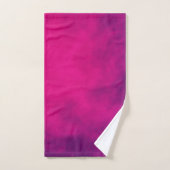 Neon Pink Gradient Badezimmer Handtuchhandtuch Set (Handtuch)