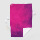 Neon Pink Gradient Custom Golf Handtuch (Insitu)
