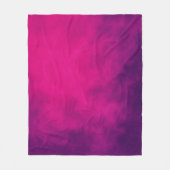 Neon Pink Gradient Fleece Blanket - Anpassbar (Vorderseite)