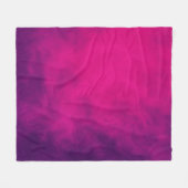 Neon Pink Gradient Fleece Blanket - Anpassbar (Vorderseite (Horizontal))