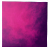 Neon Pink Gradient Keramik Tile - Anpassbar Fliese (Vorderseite)