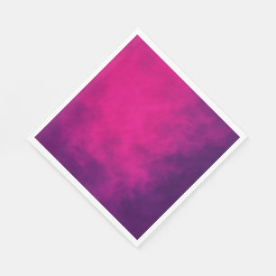 Neon Pink Gradient Party Napkin - individuell anpa Serviette