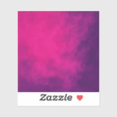 Neon Pink Gradient Vinyl Sticker - individuell ein (Blatt)