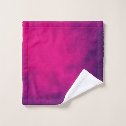 Neon Pink Gradient Wash Tuch - Anpassbar (Waschlappen)