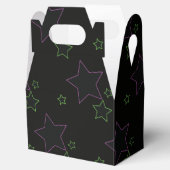 Neon Pink Green Glow Party Stars Candy Favor Box Geschenkschachtel (Geöffnet)