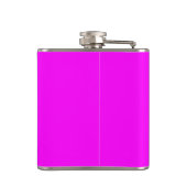 Neon pink hex code FF00FF Flachmann (Rückseite)
