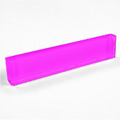 Neon pink hex code FF00FF Namensplakette