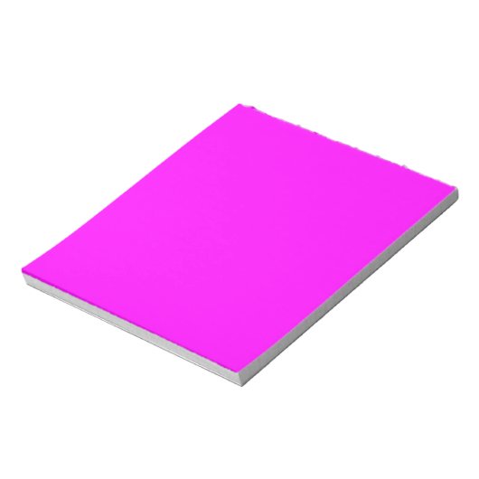 Neon pink hex code FF00FF Notizblock (Rotiert)