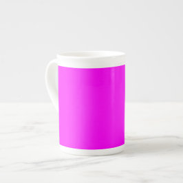 Neon pink hex code FF00FF Porzellantasse