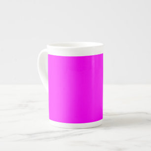 Neon pink hex code FF00FF Porzellantasse