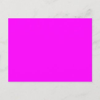 Neon-pink-Hex-Code FF00FF Postkarte