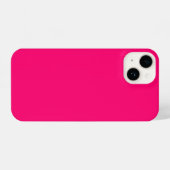 Neon Pink iPhone 14 Case - Custom & Stylish Hülle (Rückseite (Horizontal))