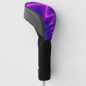 Neon Pink Lightning Golf Headcover (angewinkelt)
