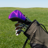 Neon Pink Lightning Golf Headcover (In SItu)
