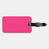 Neon Pink Luggage Tag Gepäckanhänger