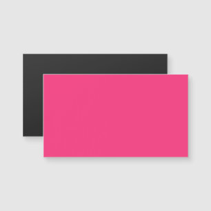 Neon Pink Magnetic Business Card Magnetkarte