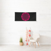 Neon Pink Mandala Bold Event Banner - Anpassbar (Insitu)
