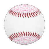 Neon Pink Modern Pattern Baseball - individuell an (Rückseite)
