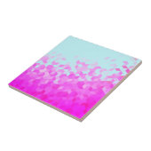 Neon Pink Mosaik Keramik Tile Fliese (Seite)