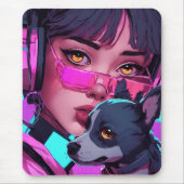 Neon Pink- Mousepad (Vorne)