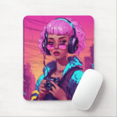 Neon Pink- Mousepad (Mit Mouse)
