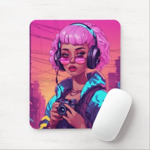 Neon Pink- Mousepad