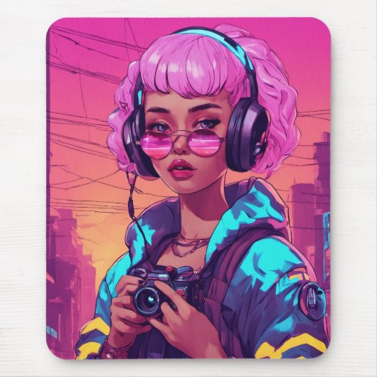 Neon Pink- Mousepad (Vorne)