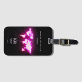 Neon Pink - Neon Pink Gepäckanhänger (Vorderseite (Horizontal))