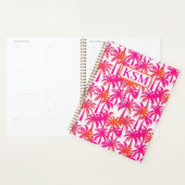 Neon Pink Orange Palm Tree Ibiza Planer (Anzeige)