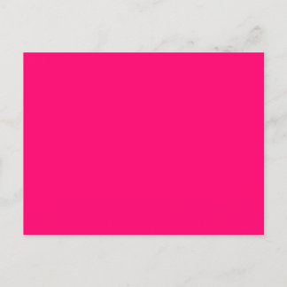 Neon Pink Postcard - Custom & Bulk Orders Postkarte