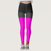 Neon Pink Running Leggings Women's Pants (Vorderseite)