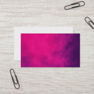 Neon Pink Smoke Business Card - individuell einste Visitenkarte